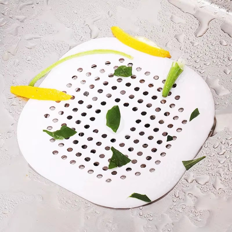 Revolutionary Silicone Floor Drain Sticker - Ultimate Hair Filtration & Anti-Blocking Solution for Your Bathroom & Kitchen!