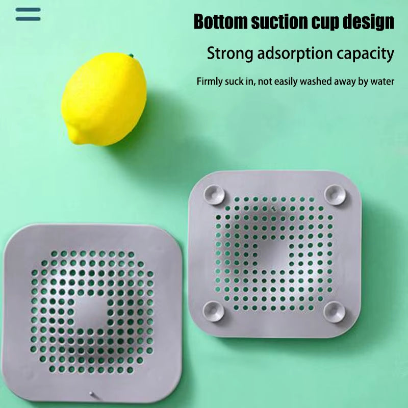 Revolutionary Silicone Floor Drain Sticker - Ultimate Hair Filtration & Anti-Blocking Solution for Your Bathroom & Kitchen!