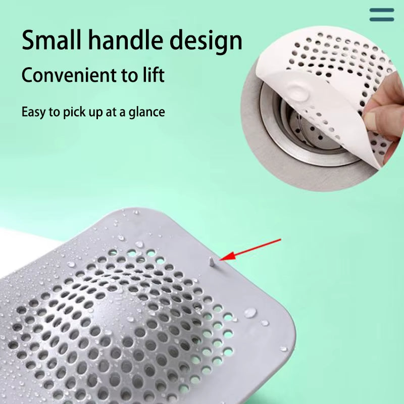 Revolutionary Silicone Floor Drain Sticker - Ultimate Hair Filtration & Anti-Blocking Solution for Your Bathroom & Kitchen!