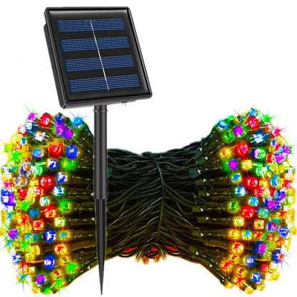 330LED Outdoor Led Solar String Lights Fairy Light Solar Powered Garland Lights 8 Mode 33M Garden Wedding Decoration Waterproof