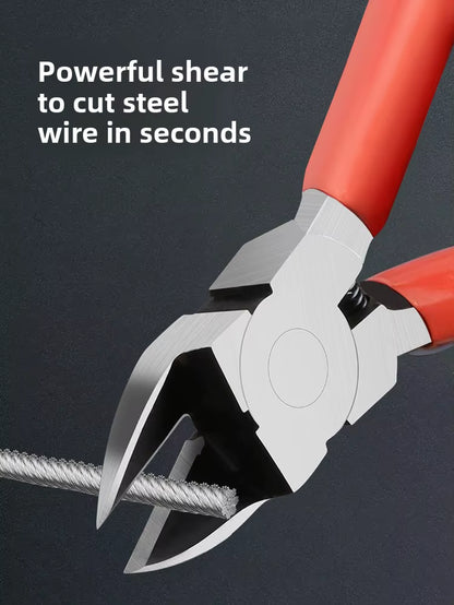Sharp Diagonal Nozzle Pliers Electronic Cutting Tool for Plastic Gate Metal Wire Cable Precision Flush Cutter for DIY Repair