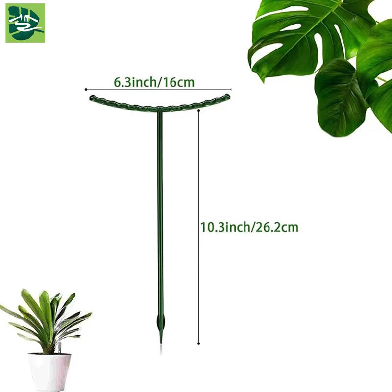2/4/8PCS Plastic Plant Support Pile Frame Greenhouse Arrangement Semicircle Fixed Rod Indoor Flower Plant Vine Climbing Bracket