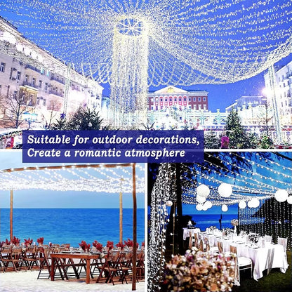 330LED Outdoor Led Solar String Lights Fairy Light Solar Powered Garland Lights 8 Mode 33M Garden Wedding Decoration Waterproof