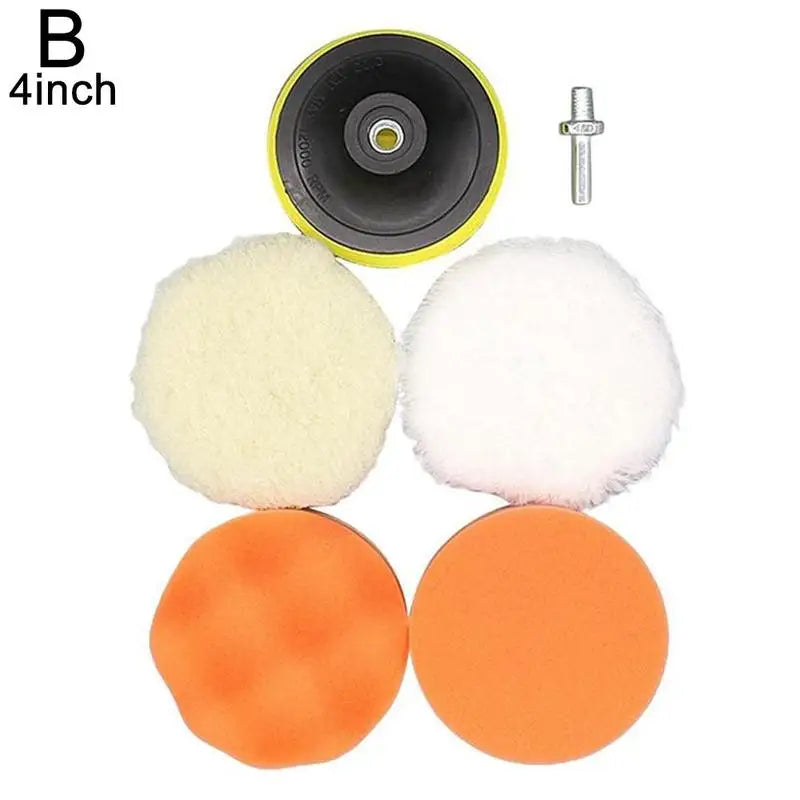 Universal Car Polish Pad 3/4Inch for M10/M14 Soft Wool Machine Waxing Polisher Car Body Polishing Discs Cleaning Accessories
