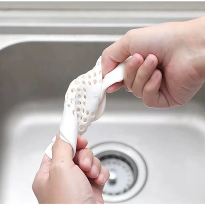 Shower Drain Covers Silicone Tube Drain Hair Catcher Stopper with Sucker for Bathroom Kitchen Filter Trap Home Drain Protectors
