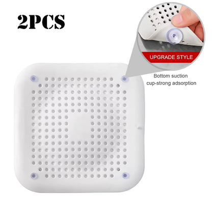 Shower Drain Covers Silicone Tube Drain Hair Catcher Stopper with Sucker for Bathroom Kitchen Filter Trap Home Drain Protectors