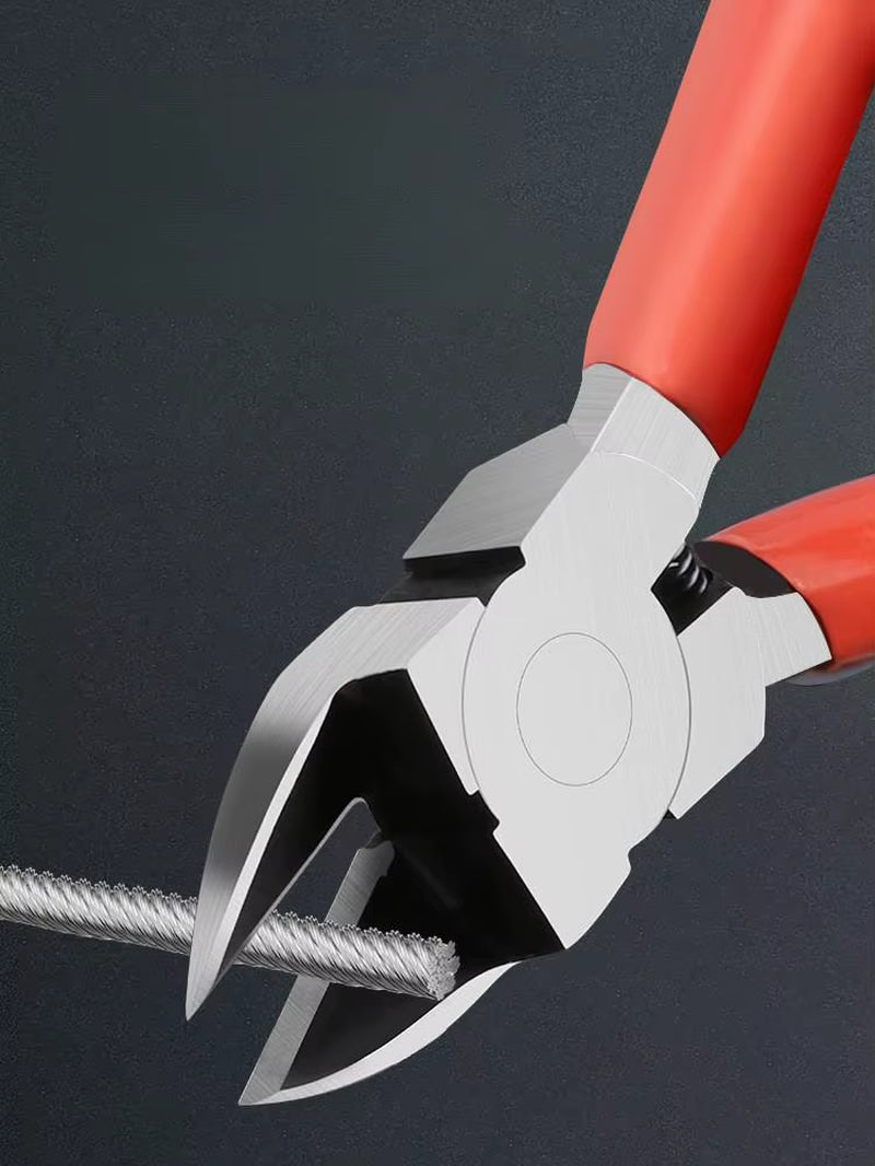Sharp Diagonal Nozzle Pliers Electronic Cutting Tool for Plastic Gate Metal Wire Cable Precision Flush Cutter for DIY Repair