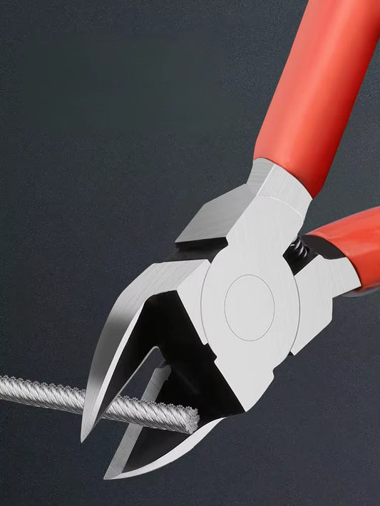 Sharp Diagonal Nozzle Pliers Electronic Cutting Tool for Plastic Gate Metal Wire Cable Precision Flush Cutter for DIY Repair