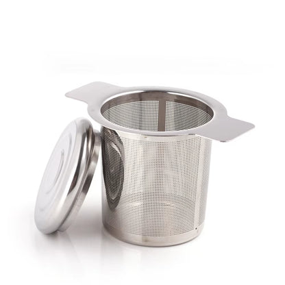 High Quality Tea Infuser Stainless Steel Coffee Tea Strainer Grid Binaural Net Leak Tea Mesh Tea Filter Tea Accessory