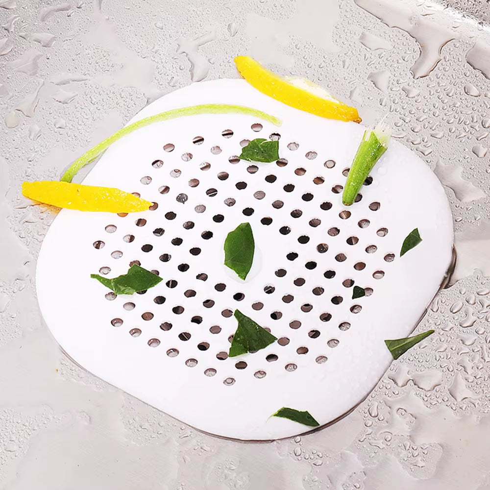 Shower Drain Covers Silicone Tube Drain Hair Catcher Stopper with Sucker for Bathroom Kitchen Filter Trap Home Drain Protectors