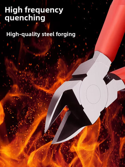 Sharp Diagonal Nozzle Pliers Electronic Cutting Tool for Plastic Gate Metal Wire Cable Precision Flush Cutter for DIY Repair