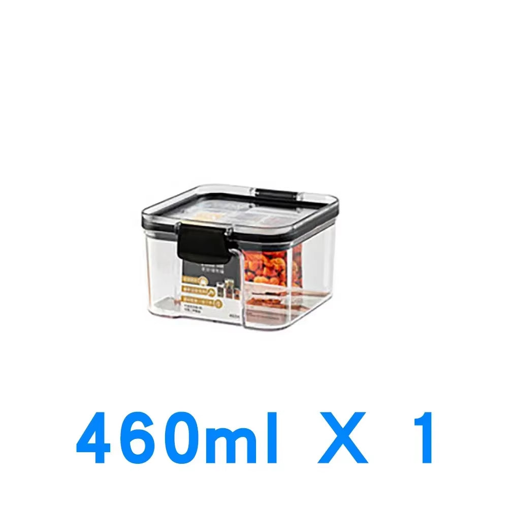 Food Storage Kitchen Containers Plastic Box Jars for Bulk Cereals Kitchen Organizers for Pantry Organizer Jars with Lid Home Set